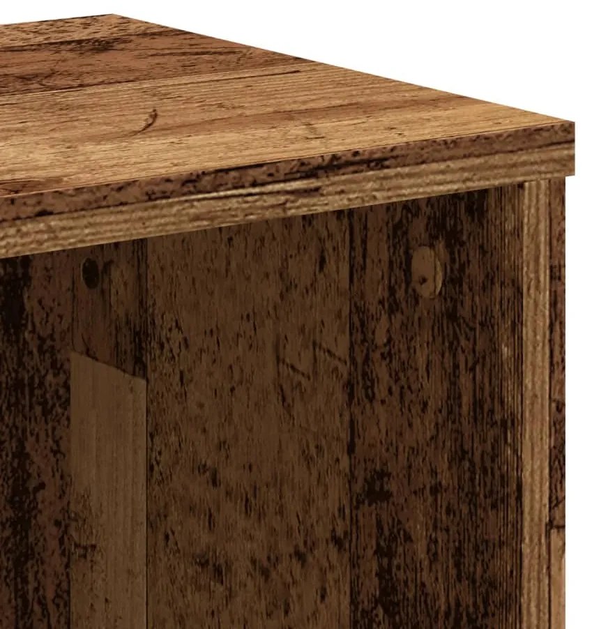 vidaXL Βιβλιοθήκη Όψη Παλαιού Ξύλου 50x25x105 εκ. Επεξεργασμένο Ξύλο