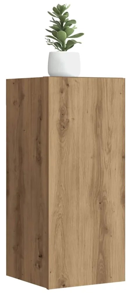 vidaXL Έπιπλο Τηλεόρασης Αρτισιανή Δρυς 30,5x30x60 εκ. Επεξ. Ξύλο