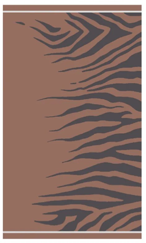 Πετσέτα Θαλάσσης (86x160) Melinen Tiger Brown
