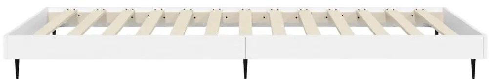 vidaXL Πλαίσιο Κρεβατιού Λευκό 90 x 190 εκ. από Επεξεργασμένο Ξύλο