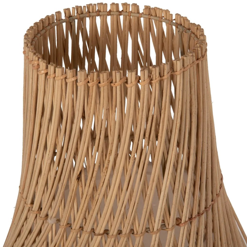 ΦΩΤΙΣΤΙΚΟ ΔΑΠΕΔΟΥ RATTAN ΣΕ ΦΥΣΙΚΟ ΧΡΩΜΑ Φ55x101Υεκ. 55x55x101 εκ.