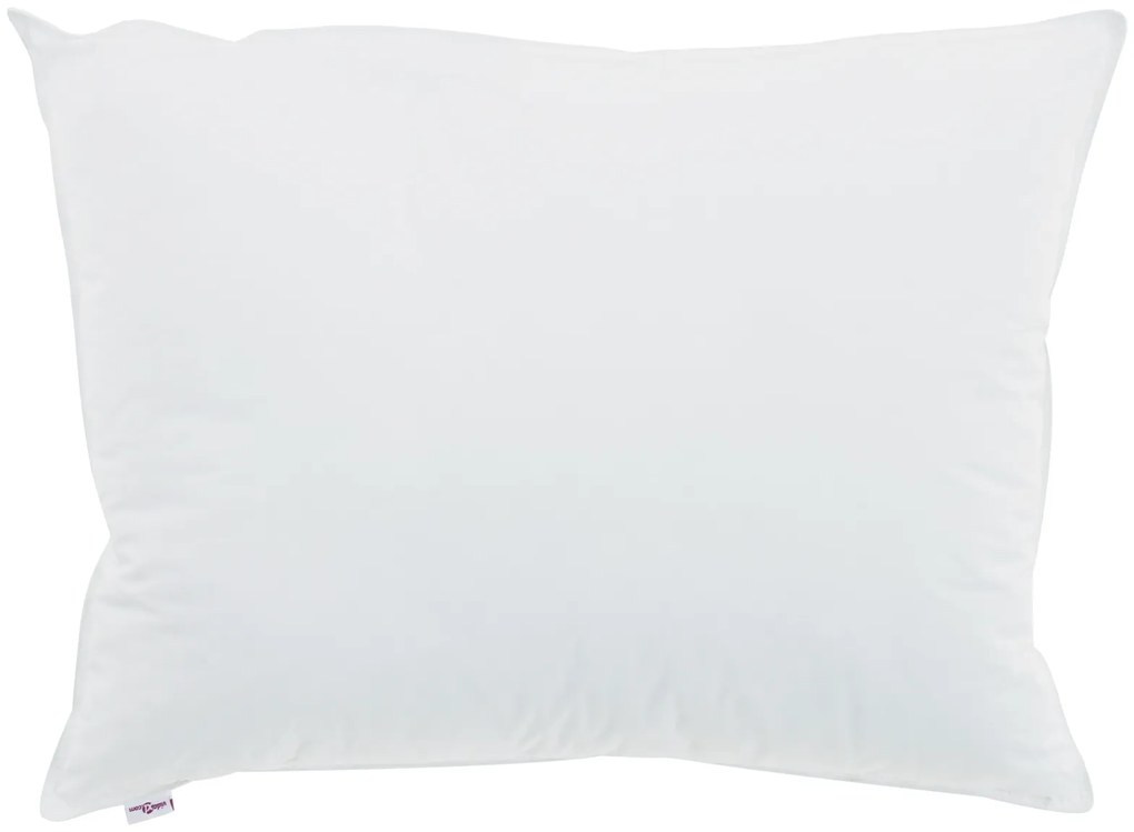 vidaXL Μαξιλάρι με μαξιλάρι Λευκό 50 x 70 εκ 130gsm 100% βαμβάκι