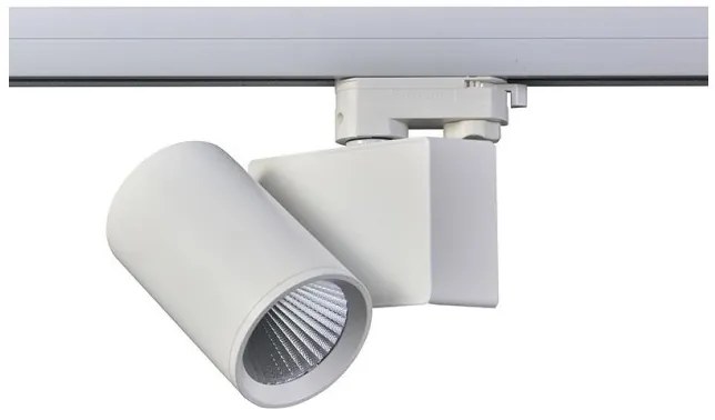 Σποτ Ράγας Τριφασικό LED 20W 4000Κ Ρυθμιζόμενο Lisor Aca-LISOR2040W4N-Λευκό LISOR2040W4N
