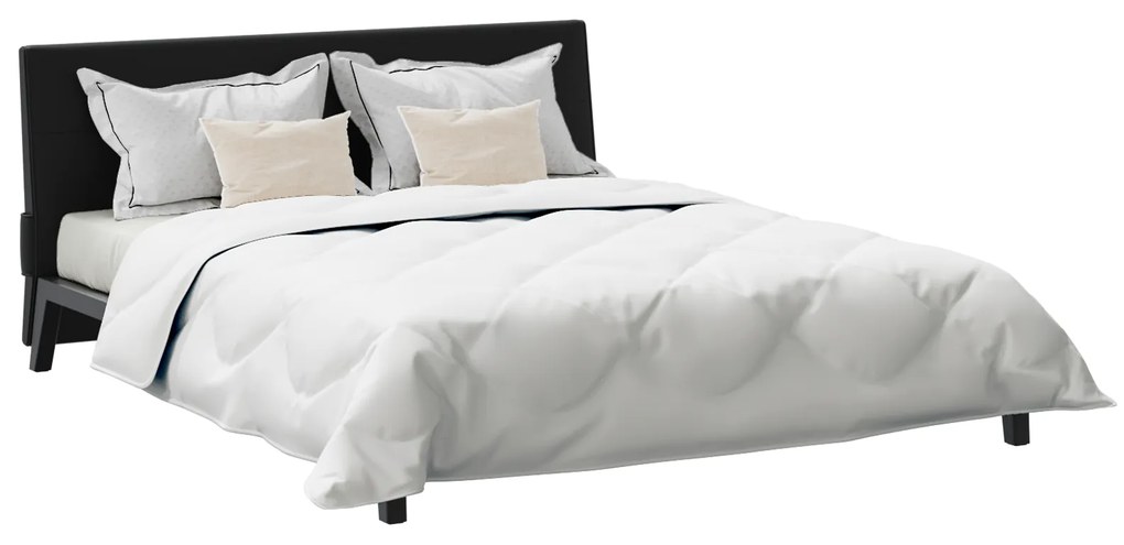 vidaXL Πάπλωμα με μαξιλάρι 3 pcs Λευκό 260 x 220 εκ. Μικροΐνες