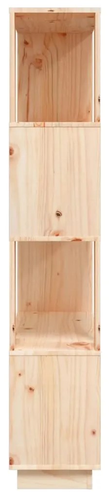 vidaXL Βιβλιοθήκη/Διαχωριστικό Χώρου 80x25x132 εκ. Μασίφ Ξύλο Πεύκου