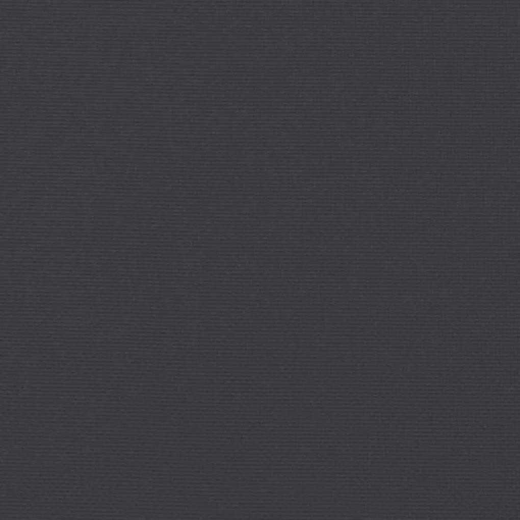 Μαξιλάρι Πάγκου Κήπου Μαύρο 180x50x7 εκ. Ύφασμα Oxford - Μαύρο
