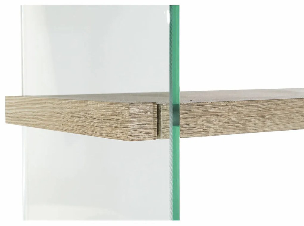 Ράφια DKD Home Decor 90 x 35 x 180 cm Κρυστάλλινο Φυσικό Ξύλο Διαφανές Ξύλο MDF