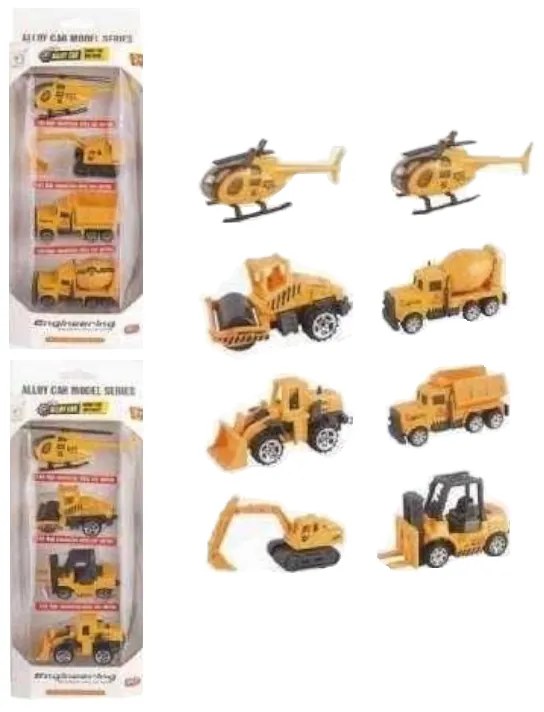 Σετ οχημάτα εργασίας - 4pcs - 6802
