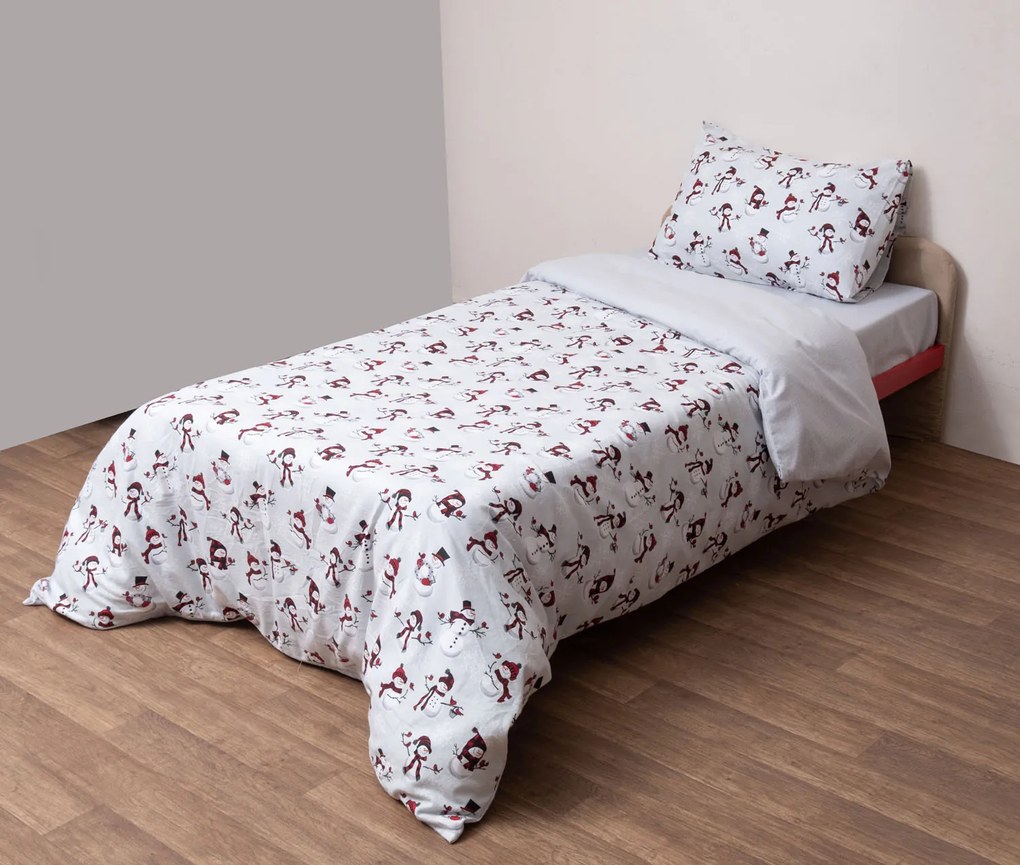 Σετ Σεντόνια Μονά με Λάστιχο 100x200+25 2642 Φανέλλα Viopros