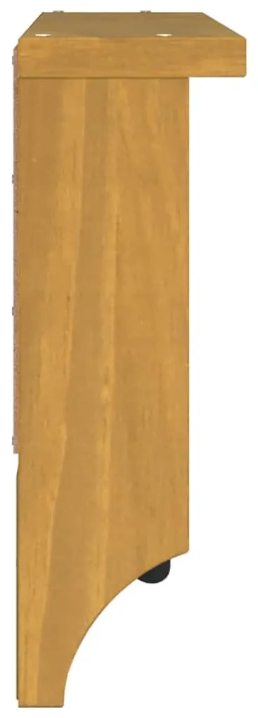 vidaXL Επίτοιχη κρεμάστρα παλτών SANDNES 45x12x35 εκ.Πεύκο μασίφ ξύλο