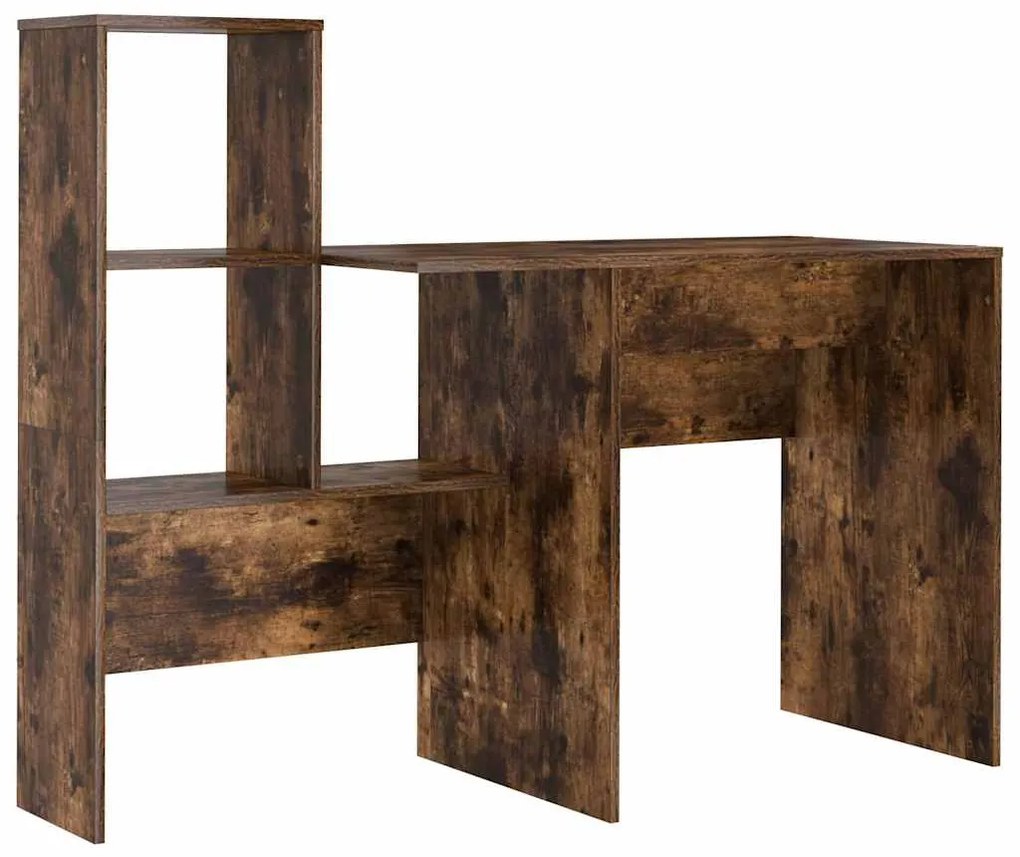 vidaXL Γραφείο Καπνιστή δρυς 131.5 x 50 x 106.5 εκ. Επεξεργασμένο ξύλο