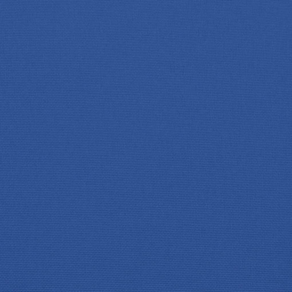 Μαξιλάρι Στρογγυλό Μπλε Ρουά Ø 100 x 11 εκ. από Ύφασμα Oxford - Μπλε