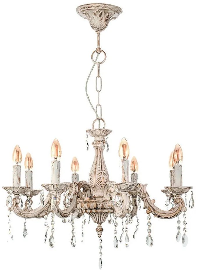 Φωτιστικό Οροφής Πατίνα 5304-8 45x65cm 8xE14 Beige Inlight