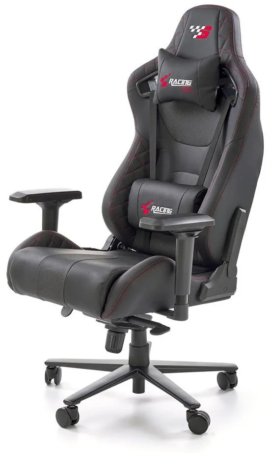 ΚΑΡΕΚΛΑ ΓΡΑΦΕΙΟΥ / GAMER CHARLIE ΜΑΥΡΗ 74-77x70x129-135cm