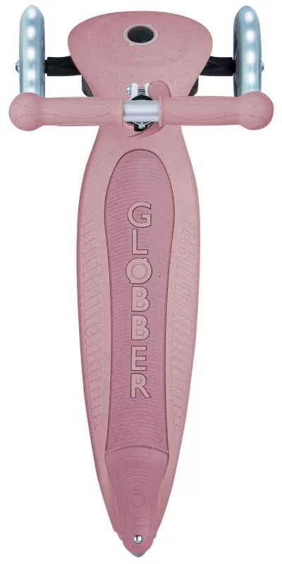 Globber Scooter Junior Foldable Lights Eco Berry