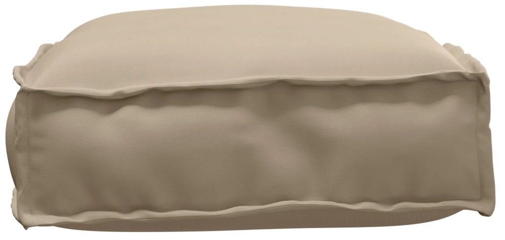 vidaXL Μαξιλάρι παλέτας για κάθισμα Taupe 60 x 40 x 8 εκ.