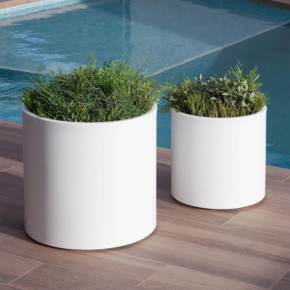 Κασπώ Hortensia 30 JDNHOR030BXNW Φ30x30cm 18lt White New Garden Πολυαιθυλένιο