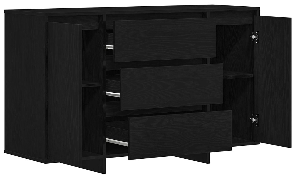 vidaXL Σαπούνι Μαύρη Δρυς 120x41x75 εκ. Επεξεργασμένο Ξύλο