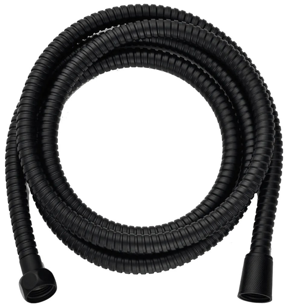 Σπιράλ Μπάνιου Hydro Douceur d'intérieur με μήκος 200cm και σύνδεσμο εξοικονόμησης νερού - Black