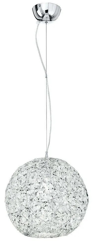 Φωτιστικό Οροφής Astra I-ASTRA/S35 1xE27 Φ35cm 120cm Chrome Luce Ambiente Design Crystal