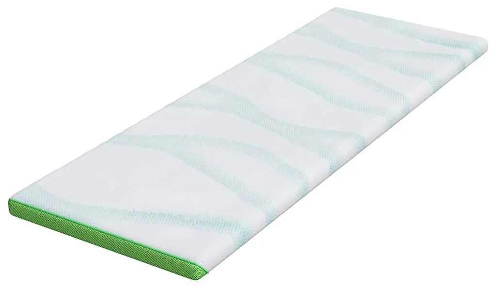 vidaXL Στρώματα Λευκό και Πράσινο 80 x 200 cm