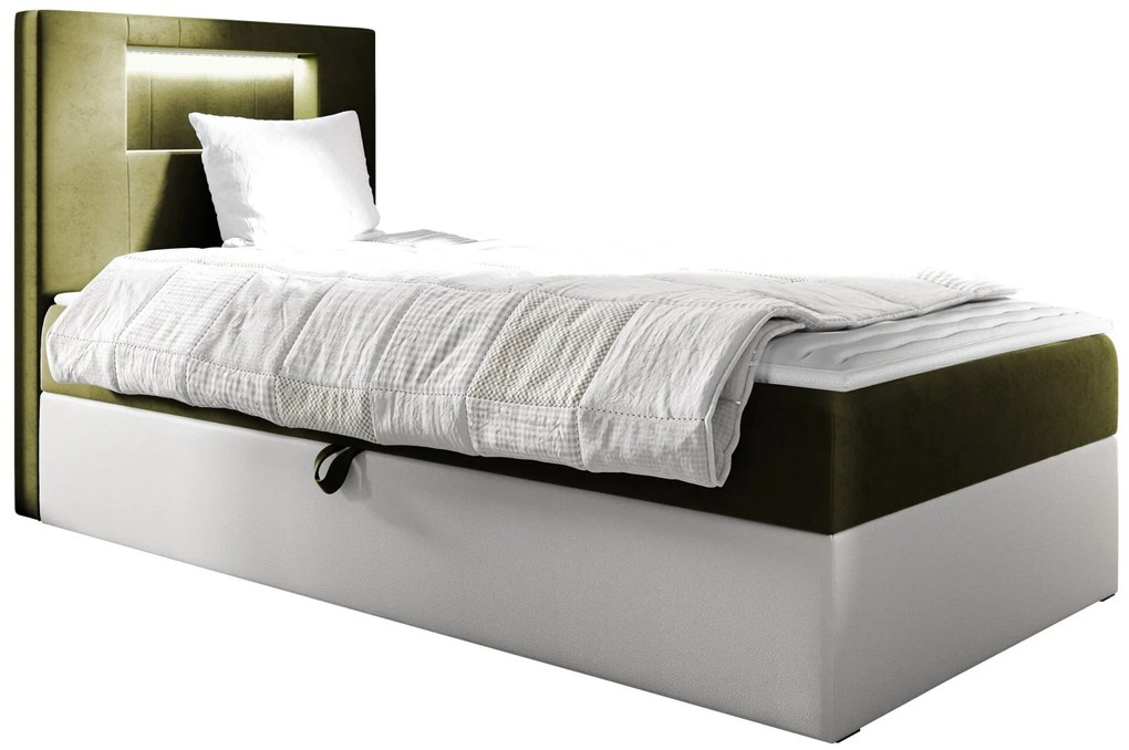 Επενδυμένο κρεβάτι Junior Gold I-Ladi-90 x 200-Deksia - 212.00Χ92.00Χ115.00cm