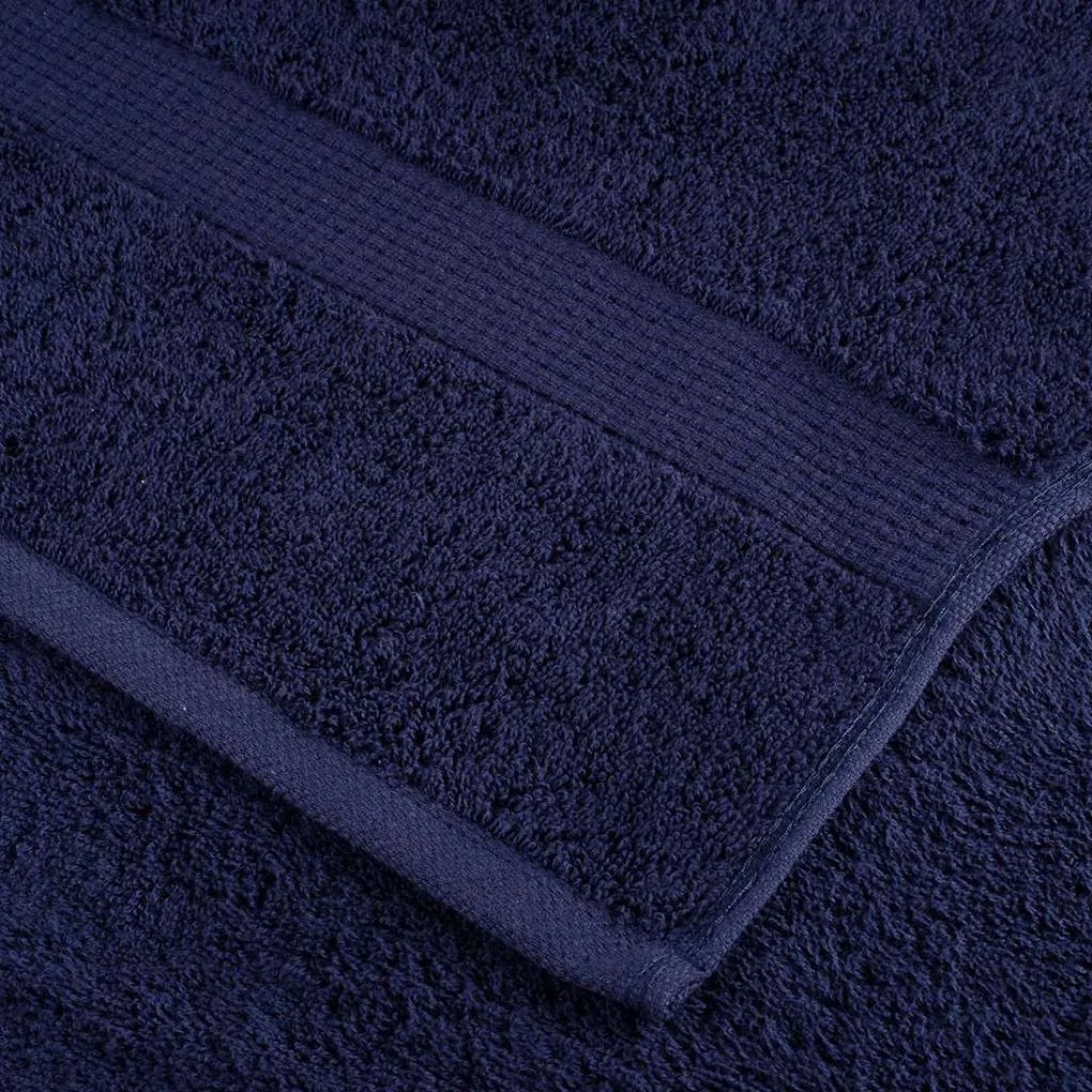 vidaXL a Πετσέτες Προσώπου SOLUND 4 pcs Ναυτικό μπλε Βαμβάκι