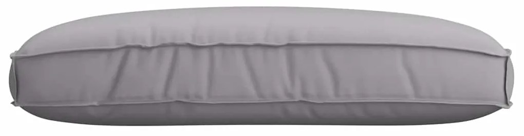 vidaXL Μαξιλάρι παλέτας για κάθισμα Γκρι 120 x 80 x 12 cm