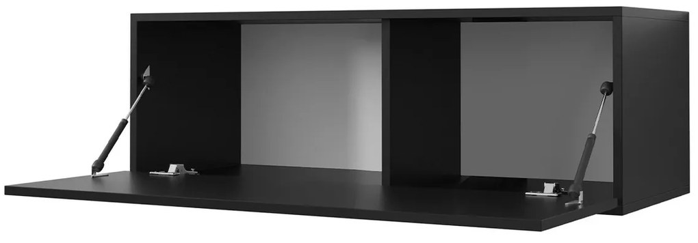 Σετ επίπλων Hartford H116, Μαύρο, Ξεχωριστά μέρη, Με τραπέζι τηλεόρασης, Με πρόσθετο εξοπλισμό, 234x40cm, 40 kg | Epipla1.gr