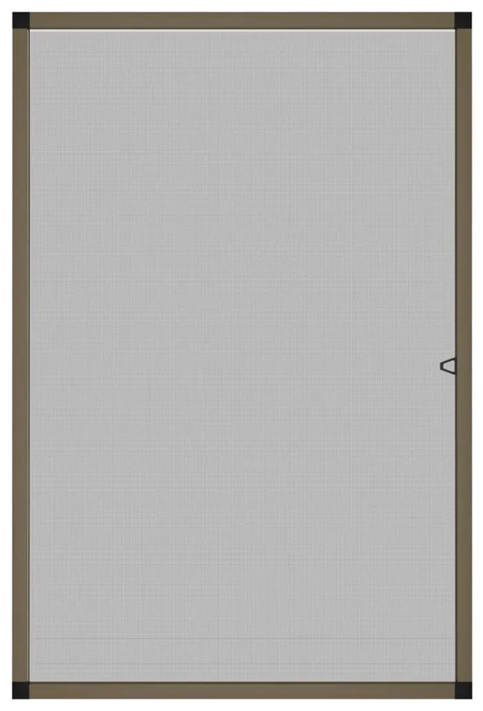 vidaXL Σήτα Εντόμων για Παράθυρα Καφέ 90 x 120 εκ.