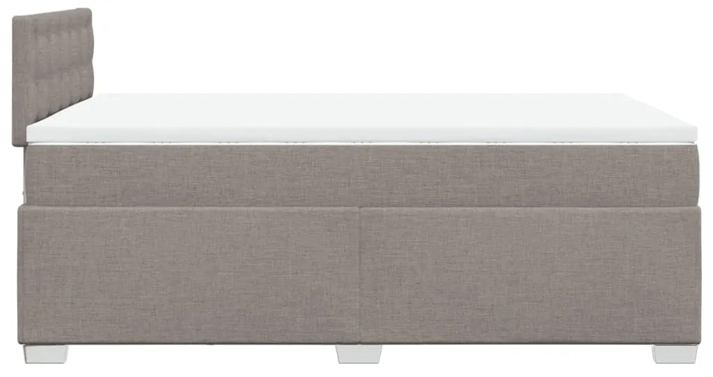 ΚΡΕΒΑΤΙ BOXSPRING ΜΕ ΣΤΡΩΜΑ TAUPE 120X190 ΕΚ. ΥΦΑΣΜΑΤΙΝΟ 3285845