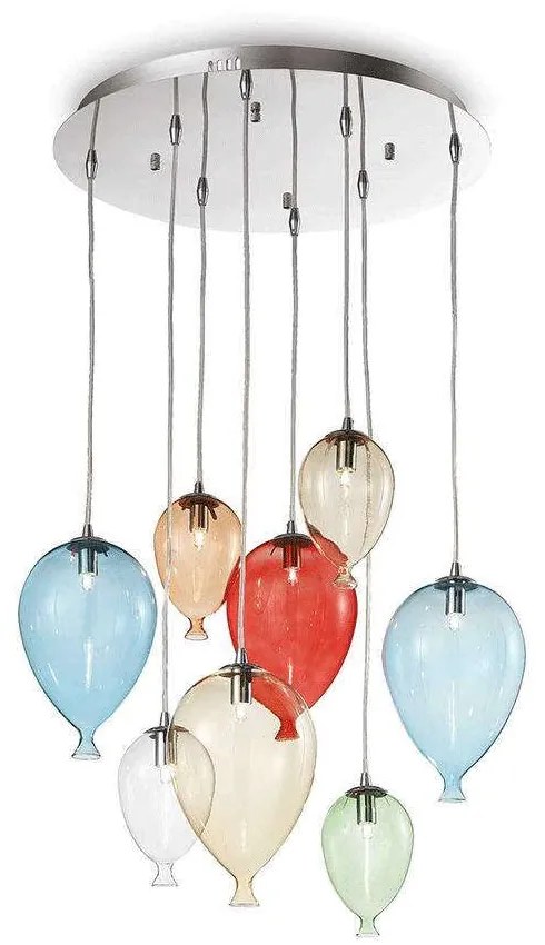 Φωτιστικό Οροφής Clown 100944 50x40/103cm 8xG9 28W Multi Ideal Lux