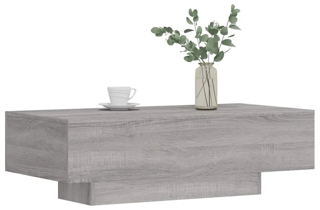 vidaXL Τραπεζάκι Σαλονιού Γκρι Sonoma 100x49,5x31 εκ. Επεξεργ. Ξύλο