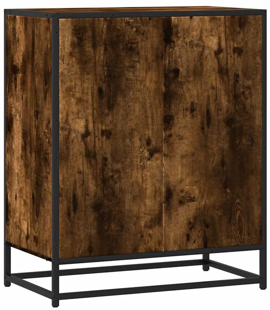vidaXL Sideboard Καπνιστή δρυς 62x35x76 cm Κατασκευασμένο ξύλο