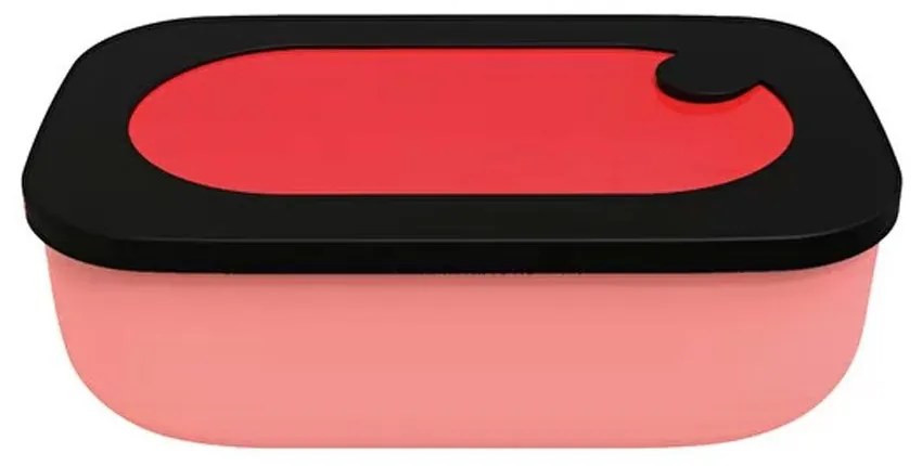 Φαγητοδοχείο Store&amp;Go 17110031 900ml Red-Pink Guzzini Silicon,Plastic