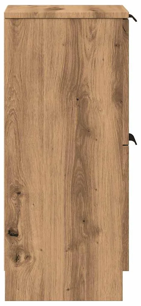 vidaXL Ντουλάπι τεχνίτης Δρυς 30 x 30 x 70 εκ. από Επεξεργασμένο Ξύλο