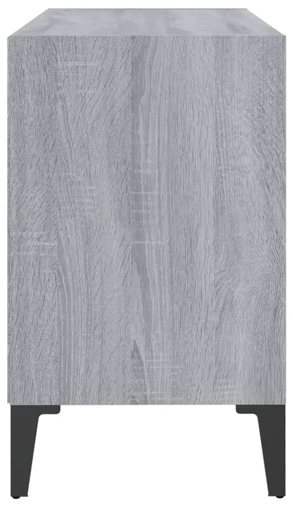 vidaXL Έπιπλο Τηλεόρασης Γκρι Sonoma 69,5x30x50 εκ. με Μεταλλικά Πόδια