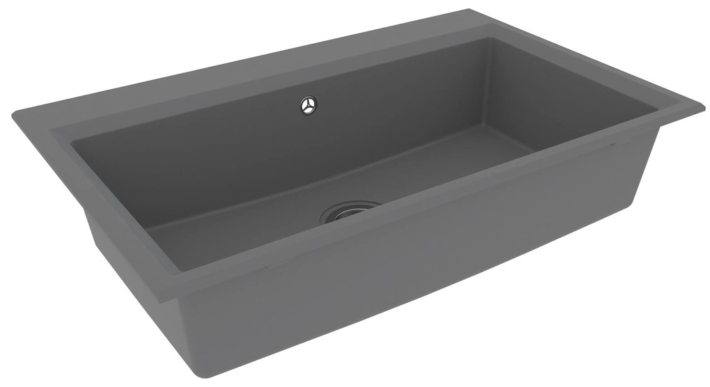 vidaXL νεροχύτης κουζίνας Γκρι 790x500x193 εκ Γρανίτης