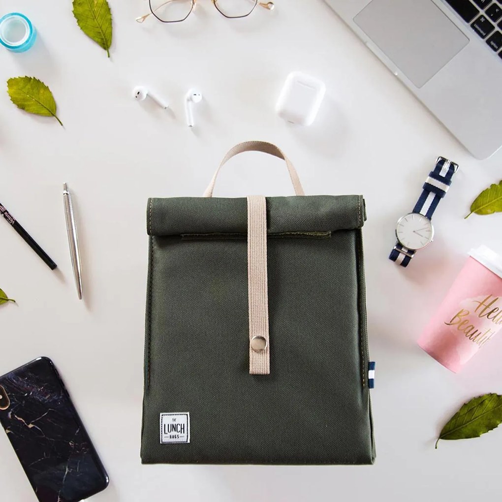 Ισοθερμική Τσάντα Φαγητού 5lt The Lunch Bags Original Olive