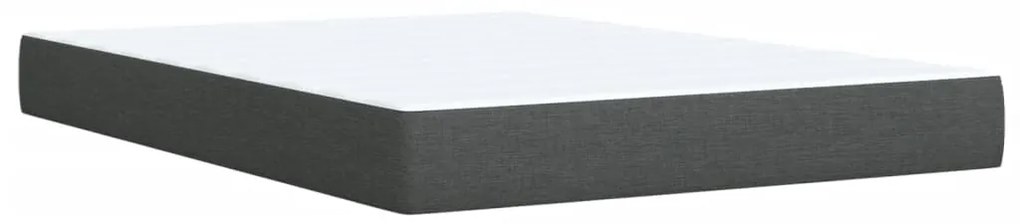 ΚΡΕΒΑΤΙ BOXSPRING ΜΕ ΣΤΡΩΜΑ ΣΚΟΥΡΟ ΓΚΡΙ 160X200 ΕΚ ΥΦΑΣΜΑΤΙΝΟ 3288233