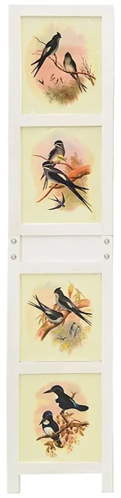 vidaXL Ρομδιβίδερ Πάνελ Λευκό 212 x 165 εκ. MDF