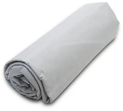 Κατωσέντονο Menta με λάστιχο 18 Light Grey Υπέρδιπλο (180x200+20)