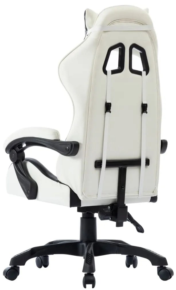 vidaXL Καρέκλα Racing Μαύρη από Συνθετικό Δέρμα