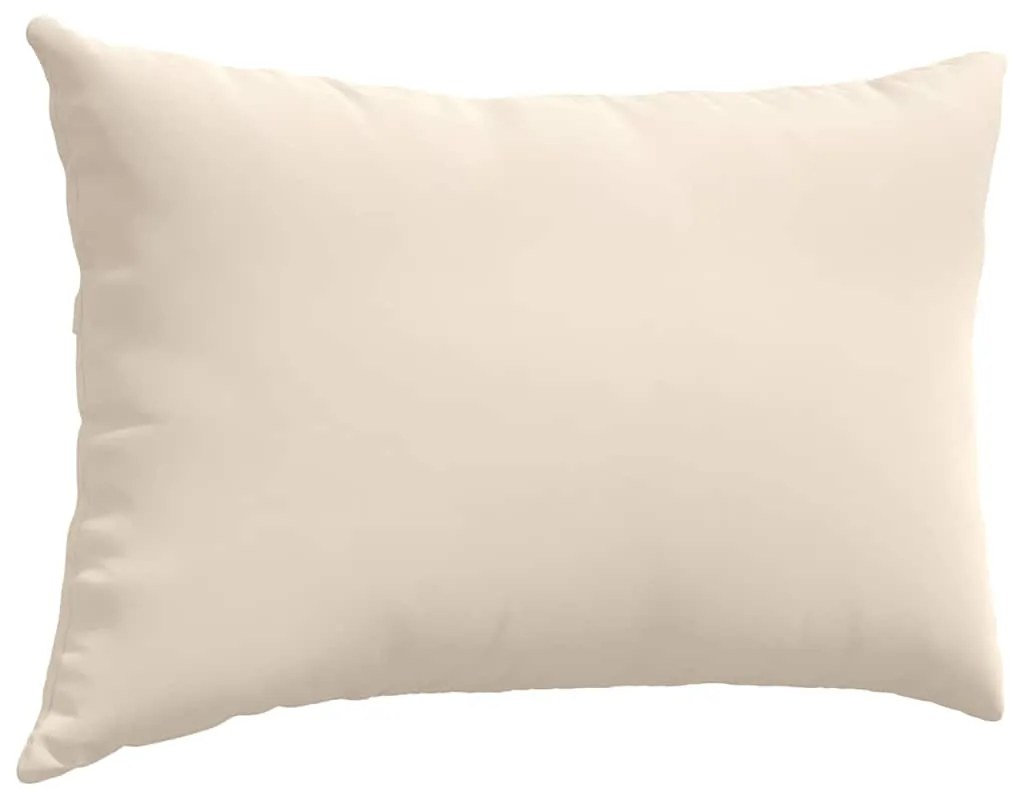 vidaXL Μαξιλάρι Καναπέ 2 pcs Μπεζ 60 x 40 cm ύφασμα