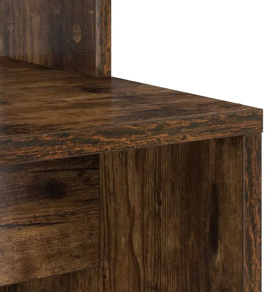 vidaXL Γραφείο Καπνιστή δρυς 78.5 x 37 x 154.5 εκ Επεξεργασμένο ξύλο