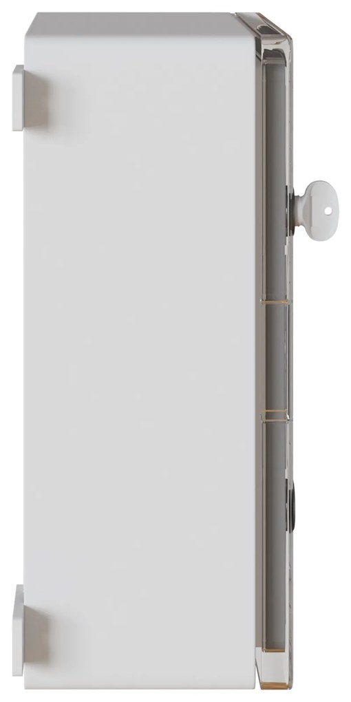 vidaXL Πίνακας Ελέγχου IP65 Αδιάβροχο Γκρι 30x16.5x40 εκ Πλαστικό ABS