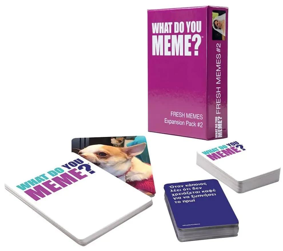 Επέκταση Επιτραπέζιου Παιχνιδιού What Do You Meme? Fresh 1040-24220 Για 3 Παίκτες 18 Ετών+ Multicolor AS Company