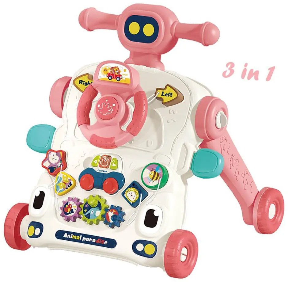 Περπατούρα Bebe Stars Robbie 3 Ιn 1 Pink 4243