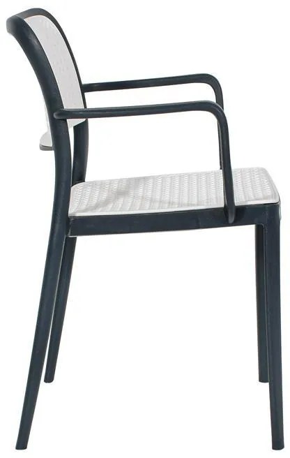 Καρέκλα Olesia Fylliana Ανθρακί - Γκρί 56x43x81 εκ. 56x43x81 εκ.
