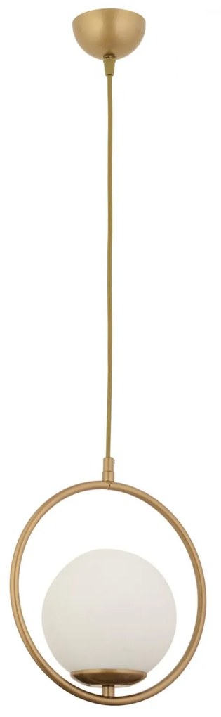 Φωτιστικό οροφής C7418.02 Μεταλλικό Χρυσό 25x27εκ. 25x25x74 εκ.